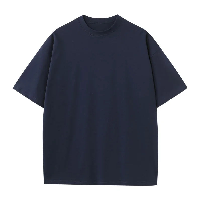 230g M-5XL 無地Tシャツ メンズ 大きいサイズ 100％コットン ジム スポーツ フィットネス ゆったり 半袖 ランニングシャツ トレーニング ワークアウトTシャツ