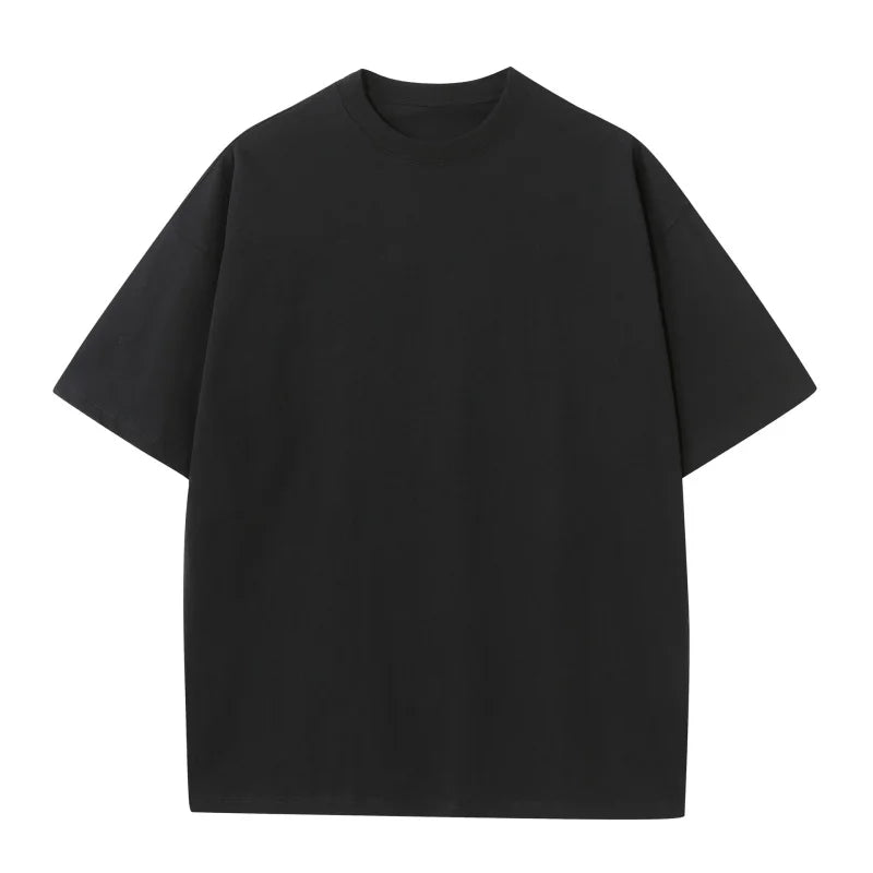 230g M-5XL 無地Tシャツ メンズ 大きいサイズ 100％コットン ジム スポーツ フィットネス ゆったり 半袖 ランニングシャツ トレーニング ワークアウトTシャツ
